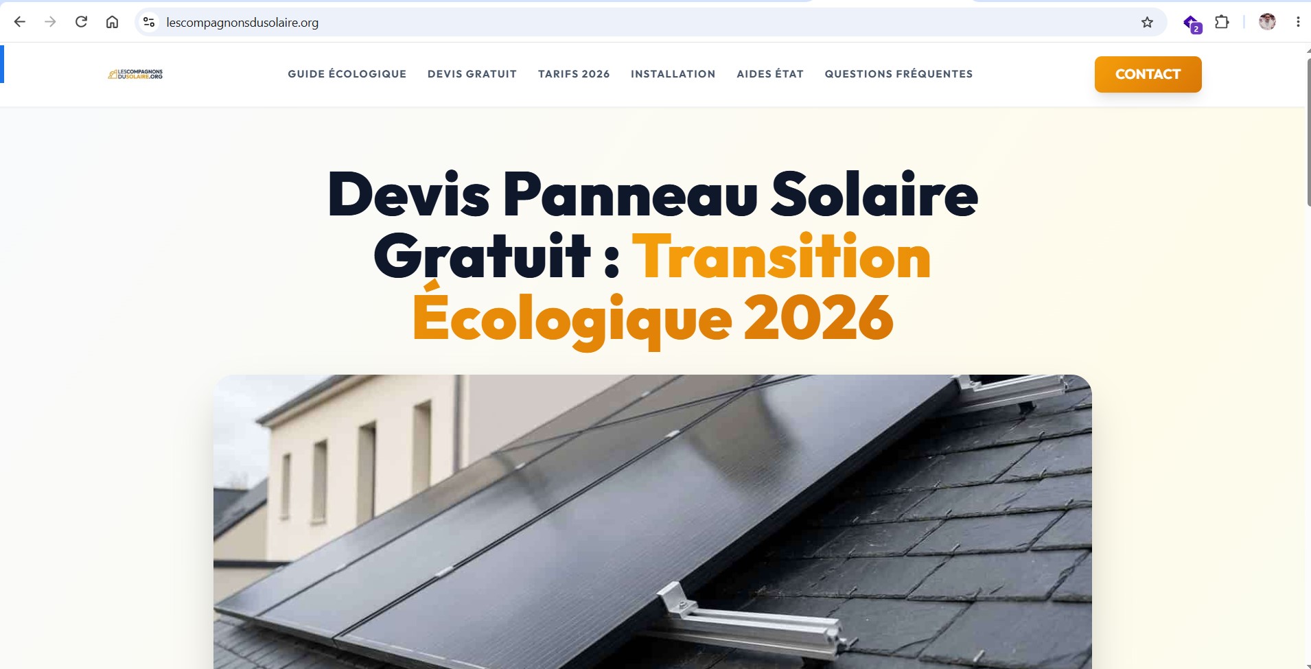 Portfolio Automated-design.com — Parmi les partenaires, sites et références d'Automated Design : Les compagnons du solaire (lescompagnonsdusolaire.org)